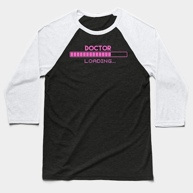 Doctor Loading Baseball T-Shirt by Grove Designs